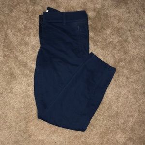Loft navy blue chinos